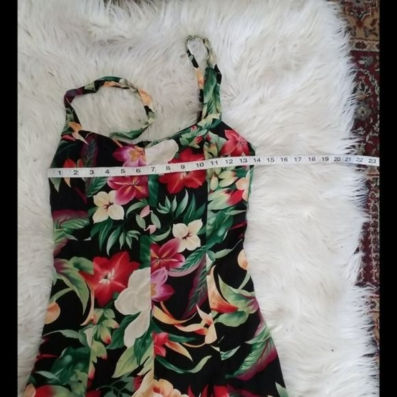 FLORAL SAND DOLLARS SUMMER SUN DRESS SIZE M - Picture 8 of 8